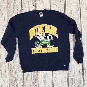 Vintage 1980s University of Notre Dame Fighting Irish Russell Sweatshirt